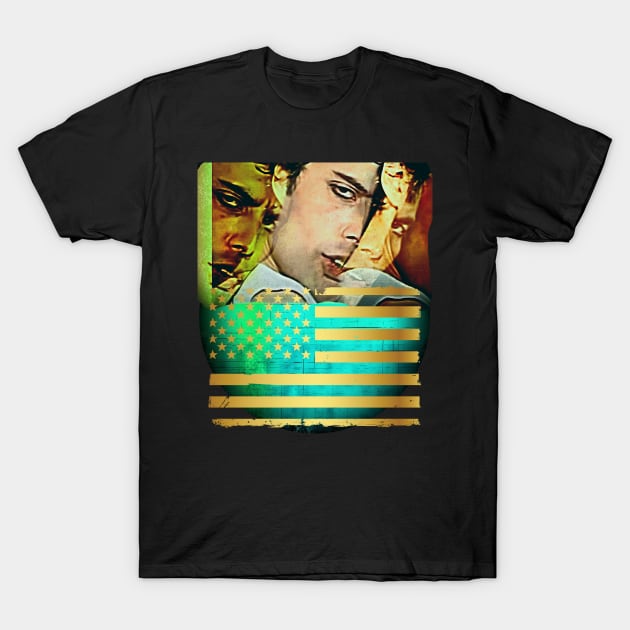 Triple Glare GOLD Flag T-Shirt by PersianFMts